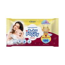 Toalha umedecida baby poppy basic 120un (kit 24 unid)