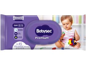 Toalha Umedecida Babysec Premium 45 Unidades