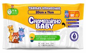 Toalha Umedecida Bebê Chameguinho Baby 100 Unidades Toalha Umedecida Bebê Chameguinho Baby 100 Unidades