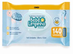 Toalha Umedecida Bebe Limpinho 140UN CIMED 104857 Toalha Umedecida Bebe Limpinho 140UN CIMED 104857