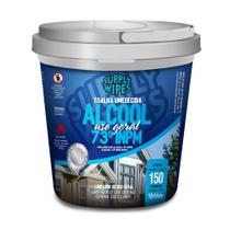 Toalha Umedecida com Álcool Supply Wipes 150 Unidades