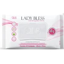 Toalha Umedecida Demaquilante Ladybless 25 Unidades- Qualybless