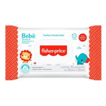 Toalha Umedecida Fisher Price Bebê com Perfume 50 Unidades - Fisher-Price