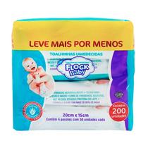 Toalha Umedecida Flock Baby 0+ meses 200 Unidades Toalha Umedecida Flock Baby 0+ meses 200 Unidades