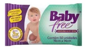 Toalha umedecida infantil baby free c/100 unidades s/ácool
