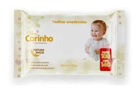 Toalha umedecida infantil meu carinho c/140 unidades textura macia