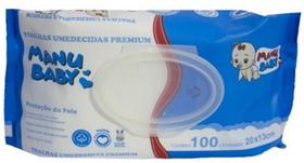 TOALHA UMEDECIDA MANU BABY PREMIUM pct 100 FLS 20X13