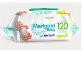 Toalha Umedecida Marigold Premium 120 unidades 20x15cm - Todos os modelos - UNIDADE