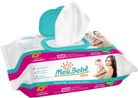 Toalha umedecida meu bebe ultra 100 unidades Toalha umedecida meu bebe ultra 100 unidades