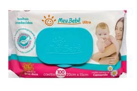 Toalha Umedecida Meu Bebe Ultra Com 100Uni Hygieline