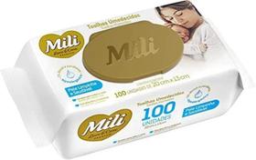 Toalha Umedecida Mili Love & Care com 100