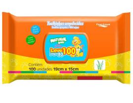 Toalha Umedecida Natural Baby Wipes - 100 Unidades - Ever Green