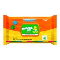 Toalha Umedecida Natural Baby Wipes 50 Unidades