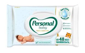 Toalha umedecida personal baby 100% água c/48 unidades Toalha umedecida personal baby 100% água c/48 unidades