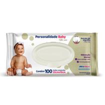 Toalha Umedecida Personalidade Baby com tampa - 100 Unidades