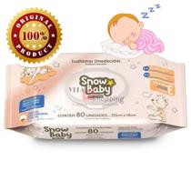 Toalha Umedecida Snow Baby Premium - Com vitamina E