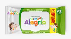 Toalha Umedecida Turma da Alegria Leve 140 Pague 120