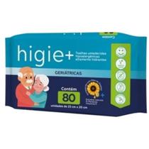 Toalha Umedecido Geriátrico Com Óleo de Girassol - Higie+