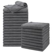 Toalha UNIMADE Pacote com 24 Unidades Cinza Microfibra 41x74 cm Toalha UNIMADE Pacote com 24 Unidades Cinza Microfibra 41x74 cm