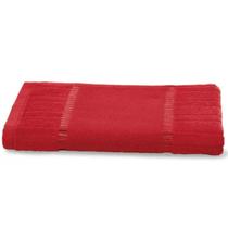 Toalha Velour Bella Pra Bordar Lavabo cor Vermelha Toalha Velour Bella Pra Bordar Lavabo cor Vermelha