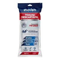 Toalha Wiper Descartável TW2023 60 Folhas Grafadas Inoven Toalha Wiper Descartável TW2023 60 Folhas Grafadas Inoven