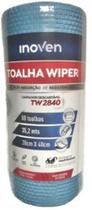 Toalha wiper tw azul 28cm x 35,2mts inoven - 88 pic