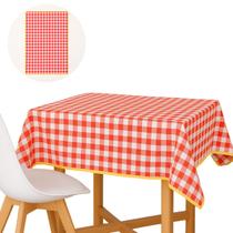 Toalha Xadrez Plástica Impermeável 120x90cm Piquenique Toalha Xadrez Plástica Impermeável 120x90cm Piquenique