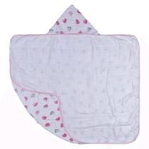 Toalhão com capuz soft estampado