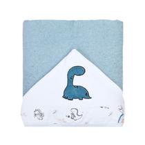Toalhão De Banho Bebê Dino Felpudo Forrado C/ Capuz Toalhão De Banho Bebê Dino Felpudo Forrado C/ Capuz
