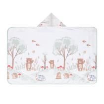 Toalhão de Banho Papi Felpudo Forrada Capuz Floresta Toalhão de Banho Papi Felpudo Forrada Capuz Floresta