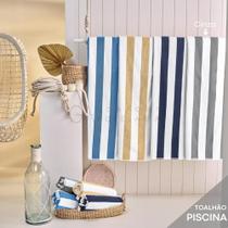 Toalhão de Piscina Luxo Hotel 500g/m² Cinza Ibiza TEKA Profiline Luxury