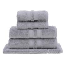 Toalhas Banho/Rosto Buddemeyer Egípcio Cinza - 5 Peças