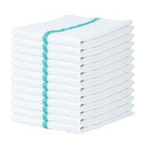 Toalhas Bar Mop Arkwright Qwick Wick 100% algodão 16x19cm verdes