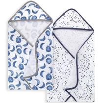 Toalhas com Capuz Burt's Bees Baby Hello Moon! - 2 Unidades de Algodão Orgânico