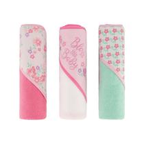 Toalhas com capuz Cudlie Buttons & Stitches Baby Girl x3 Bless Toalhas com capuz Cudlie Buttons & Stitches Baby Girl x3 Bless