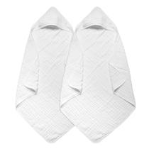 Toalhas com Capuz para Bebê Arnzion 2 Unidades em Algodão Musselina 81 x 81 cm