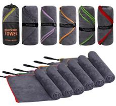 Toalhas de acampamento de microfibra Dofilachy, pacote com 6, 60x120 cm