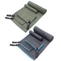 Toalhas de acampamento Eunzel Quick Dry, 2 conjuntos de microfibra