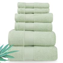 Toalhas de banho Alusa Home Ultra Soft & Plush Viscose Bamboo 6PC
