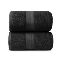 Toalhas de banho Ariv Jumbo 89x178 cm Pacote de 2 algodão cinza Toalhas de banho Ariv Jumbo 89x178 cm Pacote de 2 algodão cinza