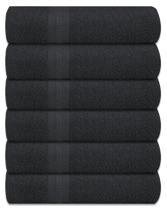 Toalhas de banho ASTILTEX 100% algodão 60x120cm Cinza Carvão Toalhas de banho ASTILTEX 100% algodão 60x120cm Cinza Carvão