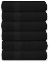 Toalhas de banho ASTILTEX 100% algodão 60x120cm pretas (pacote de 1)