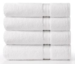 Toalhas de banho Cotton Craft Ultra Soft, pacote com 4, 75x140cm, brancas Toalhas de banho Cotton Craft Ultra Soft, pacote com 4, 75x140cm, brancas