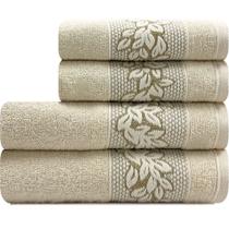 Toalhas de Banho e Rosto 100% Algodão Kit com 4 peças Karsten Provence Toalhas de Banho e Rosto 100% Algodão Kit com 4 peças Karsten Provence