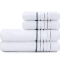 Toalhas de Banho e Rosto Karsten 100 Algodão com 4 Peças Bressan Emcompre Toalhas de Banho e Rosto Karsten 100 Algodão com 4 Peças Bressan Emcompre