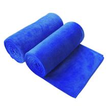 Toalhas de banho JML Microfiber 30x60cm, pacote com 2 - azul escuro