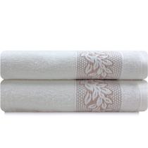 Toalhas de Banho Karsten 100% Algodão Kit com 2 peças Provence