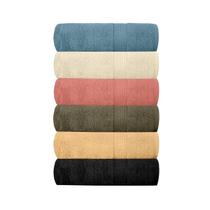 Toalhas de banho QUBA LINEN 6 unidades 61 x 122 cm algodão macio