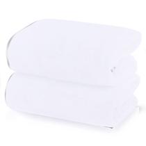 Toalhas de banho TENSTARS 69x140 cm Quick Dry, pacote com 2 unidades, brancas