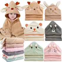 Toalhas de Bebê com Capuz BEFACL - Ultra Macias em Fleece Coral - Pacote com 6